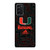 MIAMI HURRICANES UM ADIDAS Samsung Galaxy Note 20 Case Cover