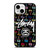 STUSSY COLLAGE LOGO iPhone 13 Mini Case Cover STUSSY COLLAGE LOGO iPhone 13 Mini Case Cover