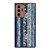 BLUE STRETCHED CHIFFON FABRIC Samsung Galaxy Note 20 Ultra Case Cover