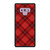 RED TARTAN CROSS PATTERN Samsung Galaxy Note 9 Case Cover