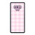 PINK PLAID PATTERN Samsung Galaxy Note 9 Case Cover
