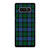 GREEN BLUE TARTAN PLAID PATTERN Samsung Galaxy Note 8 Case Cover
