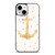 NAUTICAL ANCHOR POLKADOT iPhone 13 Mini Case Cover NAUTICAL ANCHOR POLKADOT iPhone 13 Mini Case Cover