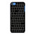 BLACK KEYBOARD PATTERN iPod Touch 7 Case
