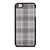 GREY TARTAN PLAID PATTERN iPod Touch 6 Case
