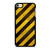 BLACK YELLOW POLICE LINE STRIPE iPod Touch 6 Case