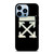 OFF WHITE TAPE LOGO iPhone 13 Pro Max Case Cover
