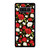 SEAMLESS RED WHITE ROSE PATTERN Samsung Galaxy Note 8 Case Cover