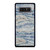 STRETCHED WAVY CHIFFON FABRIC Samsung Galaxy Note 8 Case Cover