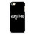 SAN ANTONIO SPURS LOGO BLACK iPod Touch 6 Case