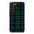 GREEN BLUE TARTAN PATTERN Samsung Galaxy S22 Plus Case Cover