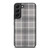 GREY TARTAN PLAID PATTERN Samsung Galaxy S22 Plus Case Cover