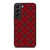RED TARTAN CROSS PLAID Samsung Galaxy S22 Plus Case Cover