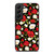 SEAMLESS RED WHITE ROSE PATTERN Samsung Galaxy S22 Plus Case Cover