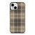 BROWN TARTAN PLAID PATTERN iPhone 13 Mini Case Cover