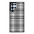GREY CHECK FABRIC TEXTURES Samsung Galaxy S22 Ultra Case Cover