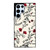 HAND DRAWING RED FLOWER PATTERN Samsung Galaxy S22 Ultra Case Cover