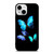 BLUE BUTTERFLY ART iPhone 13 Mini Case Cover
