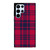 RED BLUE TARTAN PLAID PATTERN Samsung Galaxy S22 Ultra Case Cover