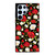 SEAMLESS RED WHITE ROSE PATTERN Samsung Galaxy S22 Ultra Case Cover