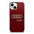 AUDI LOGO RED iPhone 13 Mini Case Cover