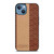 COACH NEW YORK BROWN LEATHER iPhone 13 Case Cover