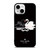 KATE SPADE BLACK WHITE SWAN iPhone 13 Mini Case Cover