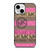 MICHAEL KORS PINK STRIP LOGO iPhone 13 Mini Case Cover