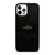 COACH NEW YORK BLACK LEATHER iPhone 12 Pro Case Cover
