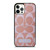 COACH NEW YORK PINK PATTERN iPhone 12 Pro Case Cover