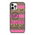 MICHAEL KORS PINK STRIP LOGO iPhone 12 Pro Case Cover