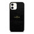 COACH NEW YORK BLACK LEATHER iPhone 12 Case Cover