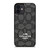 COACH NEW YORK CHARLIE SIGNATURE iPhone 12 Mini Case Cover