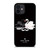 KATE SPADE BLACK WHITE SWAN iPhone 12 Mini Case Cover