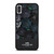 COACH NEW YORK BLACK TEA ROSE iPhone X / XS Case Cover