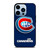 MONTREAL LES CANADIENS NHL 3D LOGO iPhone 13 Pro Max Case Cover