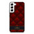 COACH NEW YORK RED GOLD Samsung Galaxy S22 Case Cover