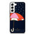 NAVY UMBRELLA KATE SPADE Samsung Galaxy S22 Case Cover