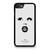 KATE SPADE BLACK WHITE FACE iPhone SE 2020 Case Cover