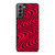 WAVY RED PATTERN Samsung Galaxy S21 Plus Case Cover