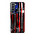 USA FLAG AMERICAN BASEBALL BLACK WHITE Samsung Galaxy S21 Plus Case Cover