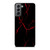 RED NEON LIGHTNING PATTERN Samsung Galaxy S21 Plus Case Cover
