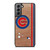 CHICAGO CUBS UBS MLB WOODEN LOGO Samsung Galaxy S21 Plus Case Cover