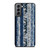 BLUE STRETCHED CHIFFON FABRIC Samsung Galaxy S21 Plus Case Cover