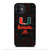 MIAMI HURRICANES UM ADIDAS iPhone 12 Mini Case Cover