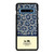 COACH NEW YORK BLUE FLORAL BATIK Samsung Galaxy S10 Plus Case Cover
