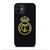 REAL MADRID CF LOGO BLACK iPhone 12 Mini Case Cover