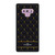 COACH NEW YORK GOLD PATTERN Samsung Galaxy Note 9 Case Cover