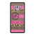 MICHAEL KORS PINK STRIP LOGO Samsung Galaxy Note 9 Case Cover