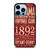 ALABAMA CRIMSON TIDE FOOTBALL CLUB 1892 iPhone Case Cover